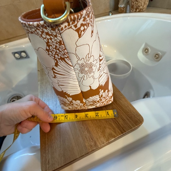 Clare V x mother Floral Brown Tote Bag NWT retail $495 - Picture 7 of 8